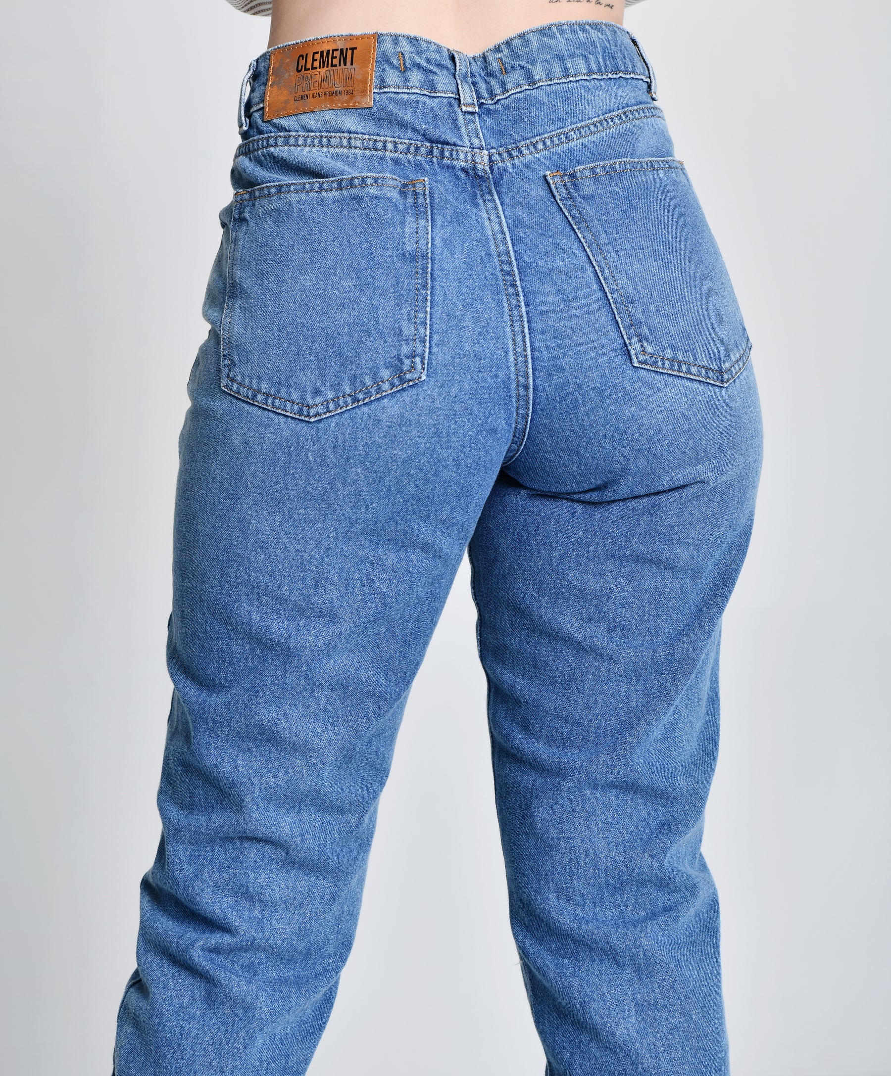 Calça Mom Blue