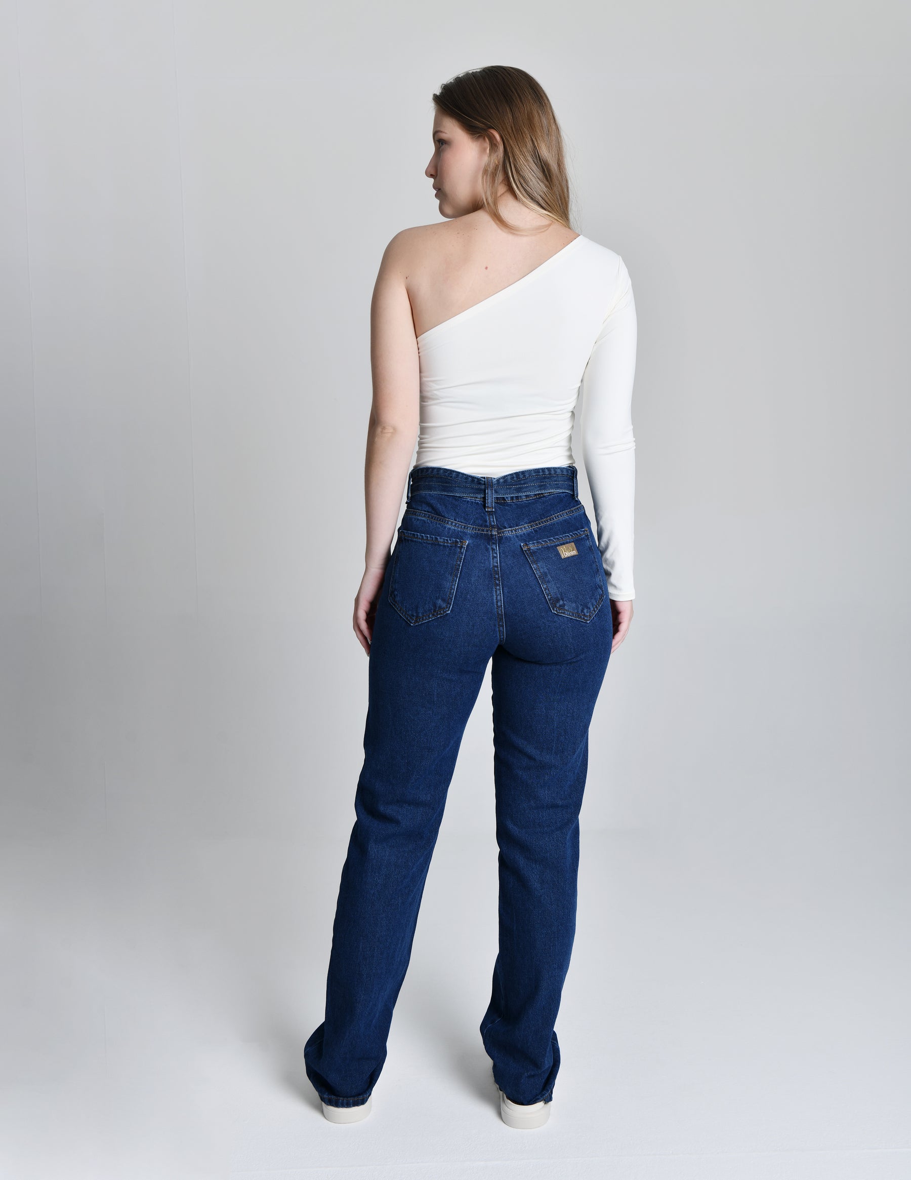Calça Reta Dark Blue