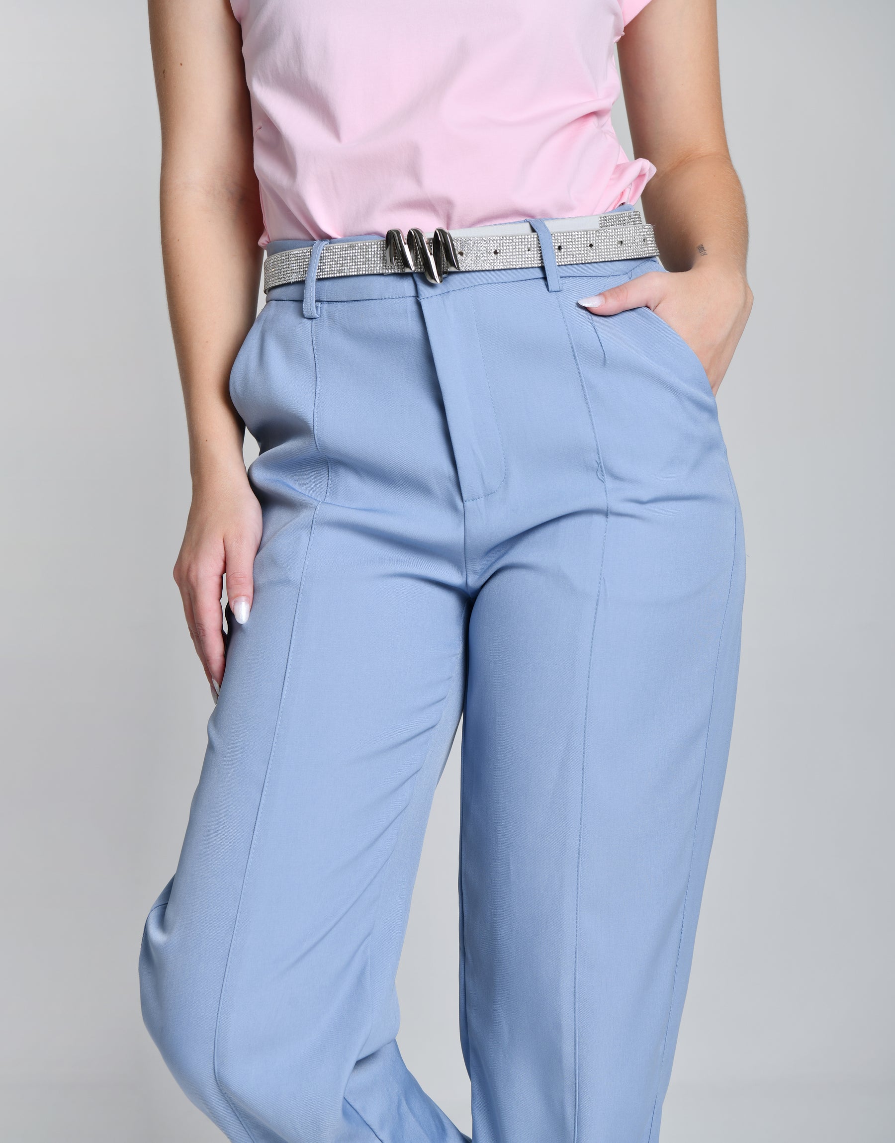 Calça Lycra com Cinto