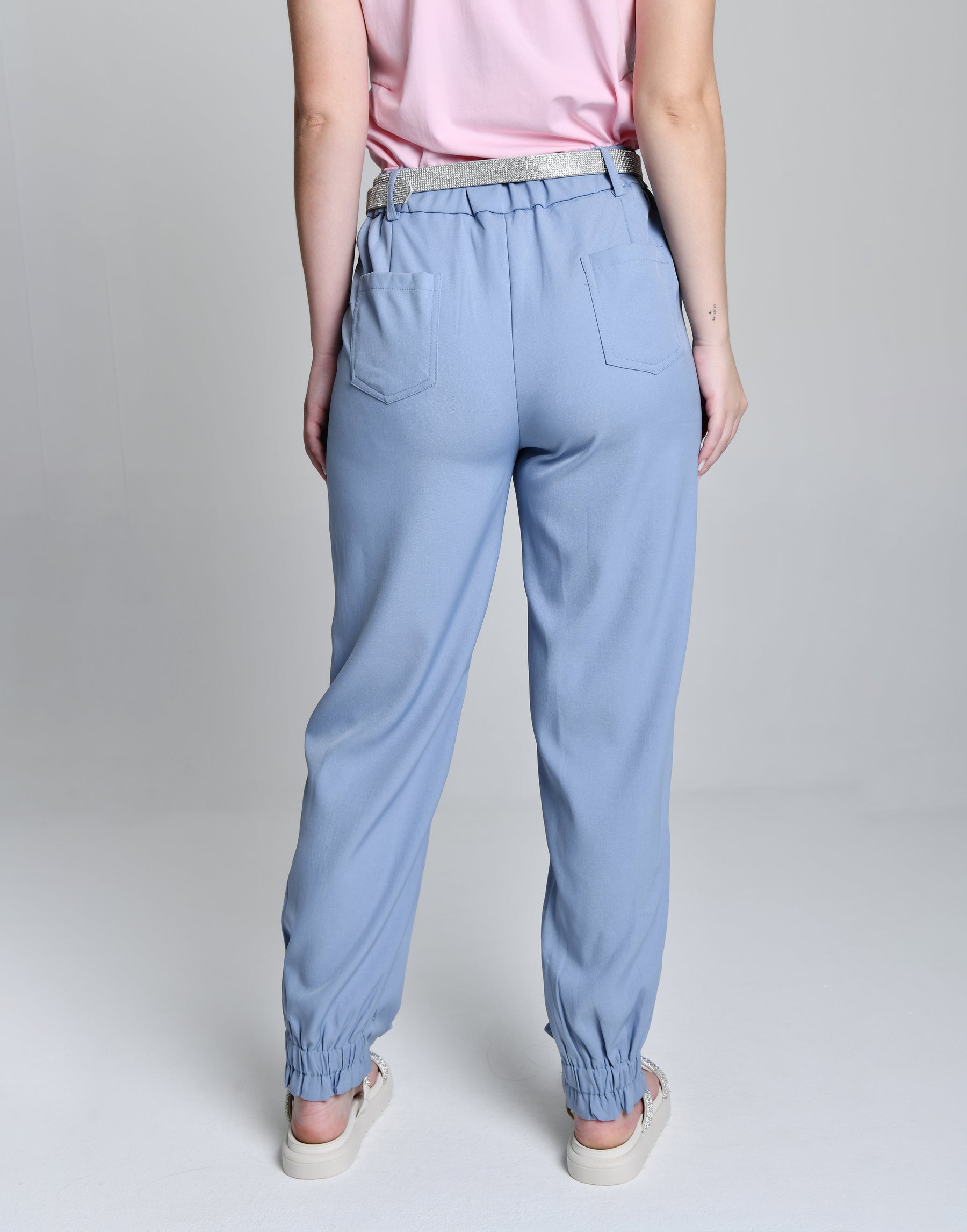 Calça Lycra com Cinto
