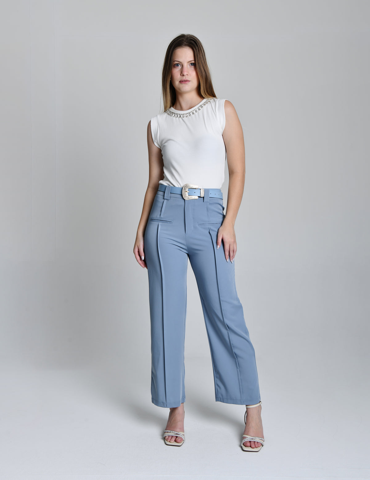 Calça Alfaiataria Bolso Faca