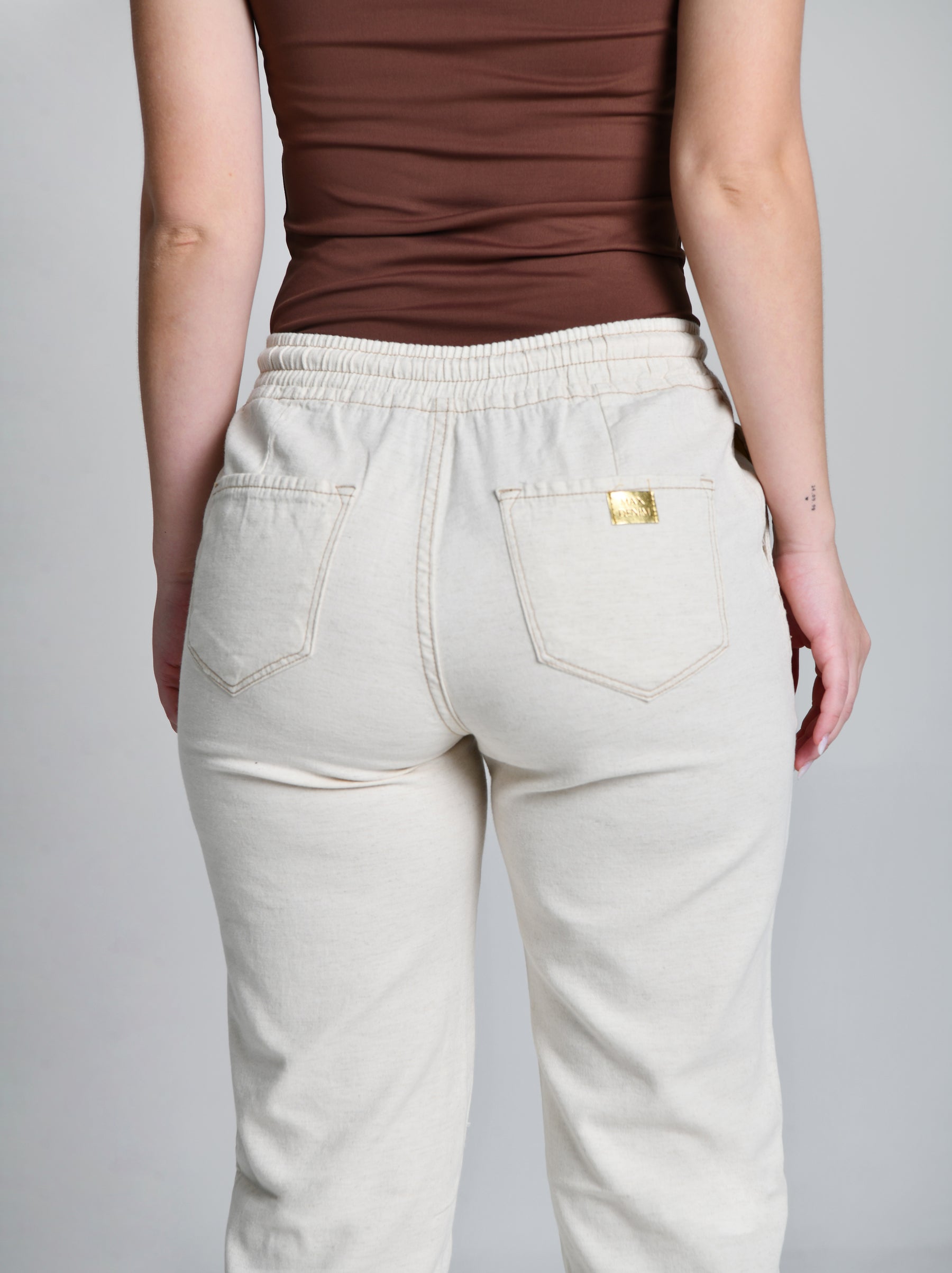 Calça Reta de Linho