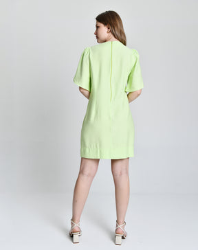 Vestido Alfaiataria Manga Tulipa 6001023
