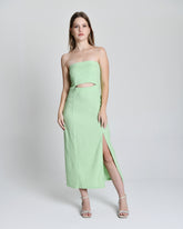 Vestido Midi Linho