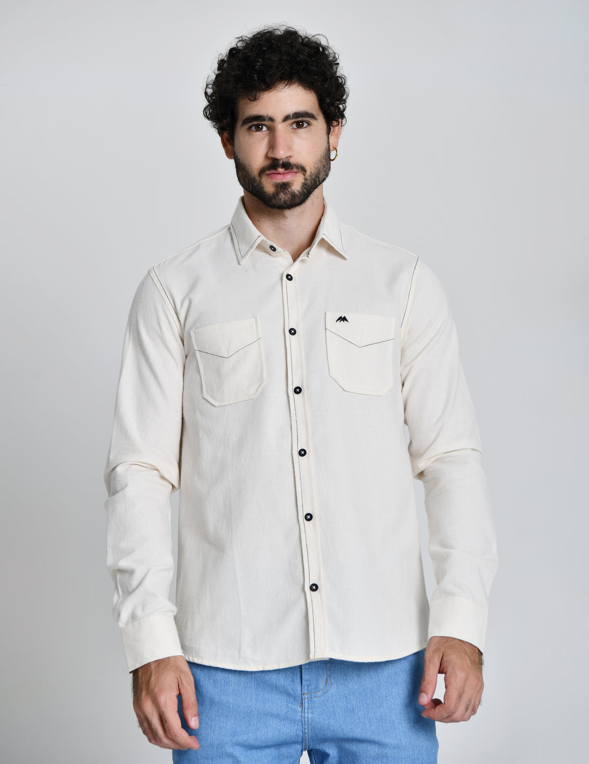 Camisa Masculina Fit 100% Algodão 25044