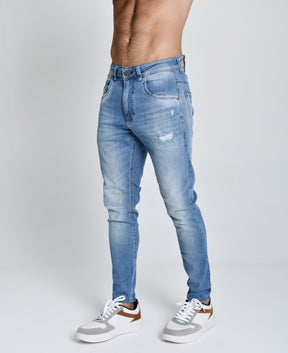 Calça Jeans Esfumada Azul cod 000180
