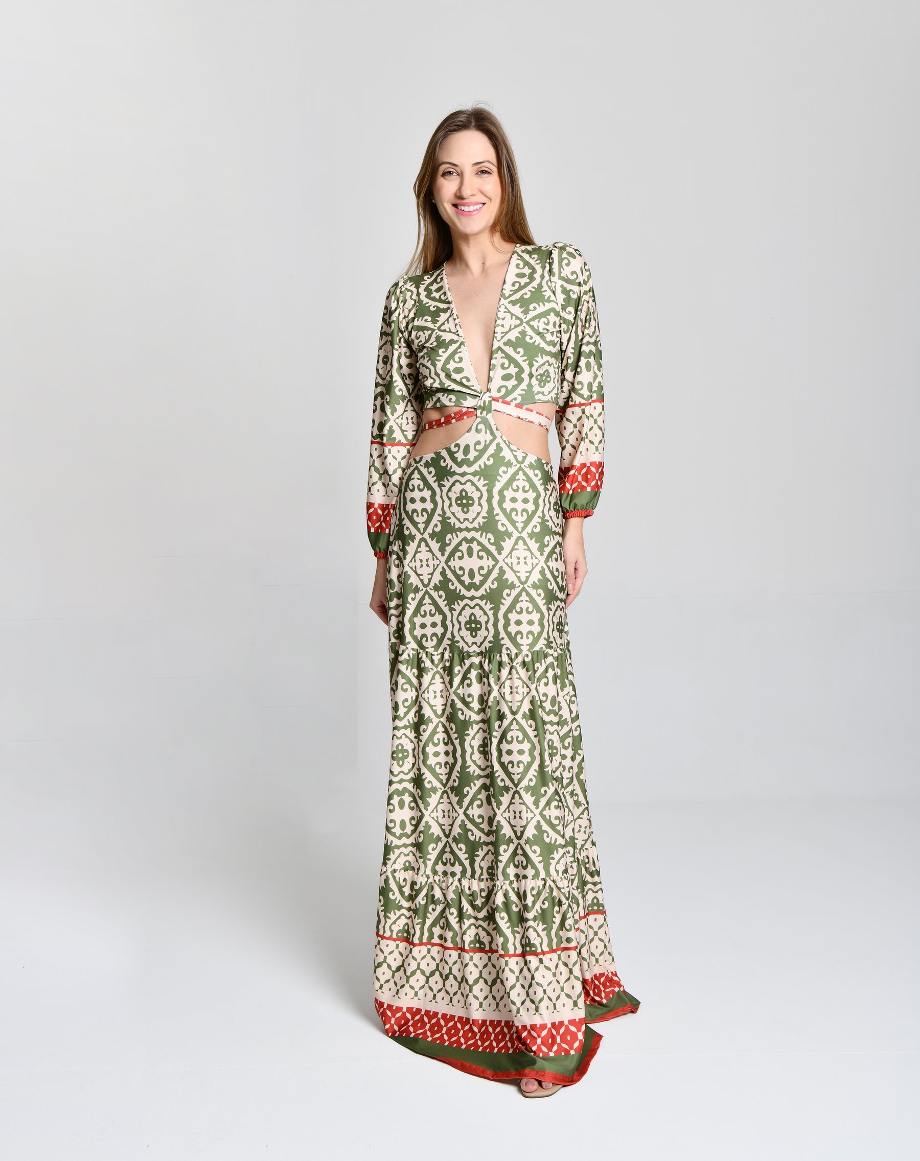 Vestido Multicolor Amazonas Alto Padrão cod 000257