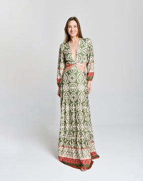 Vestido Multicolor Amazonas Alto Padrão cod 000257