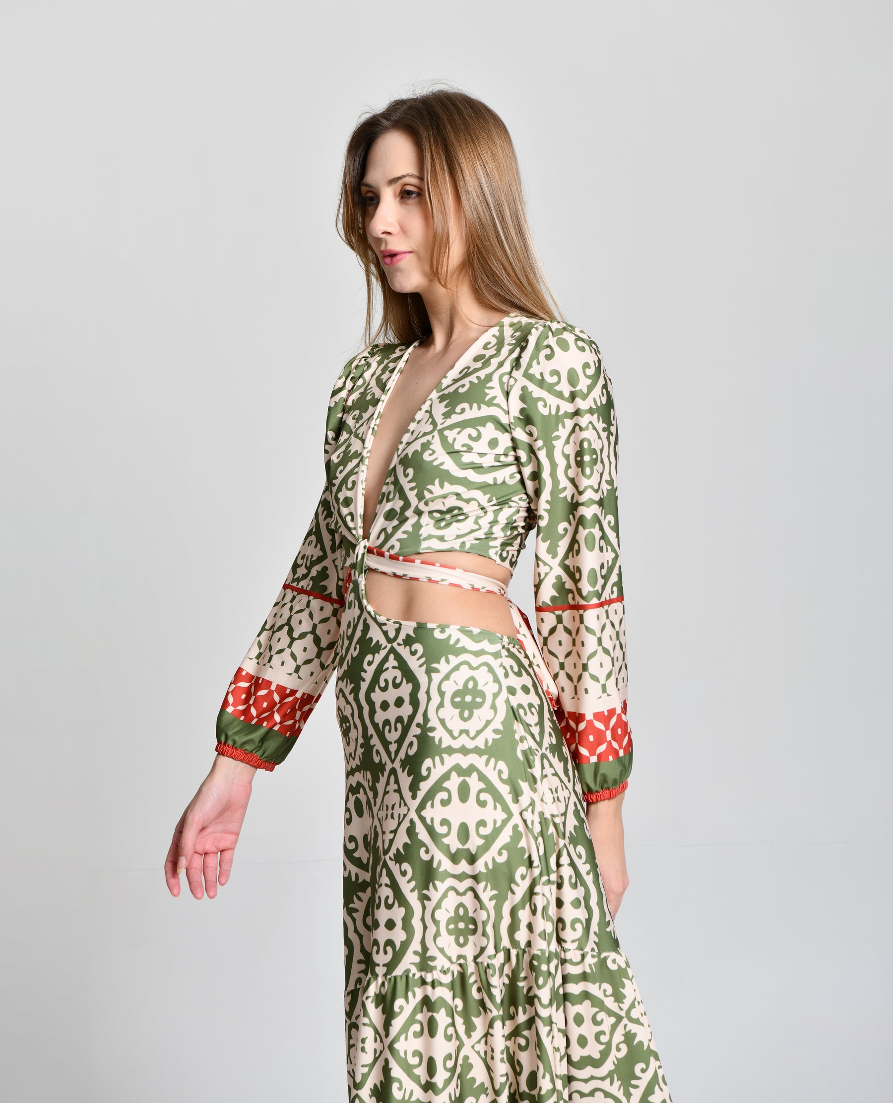 Vestido Multicolor Amazonas Alto Padrão cod 000257