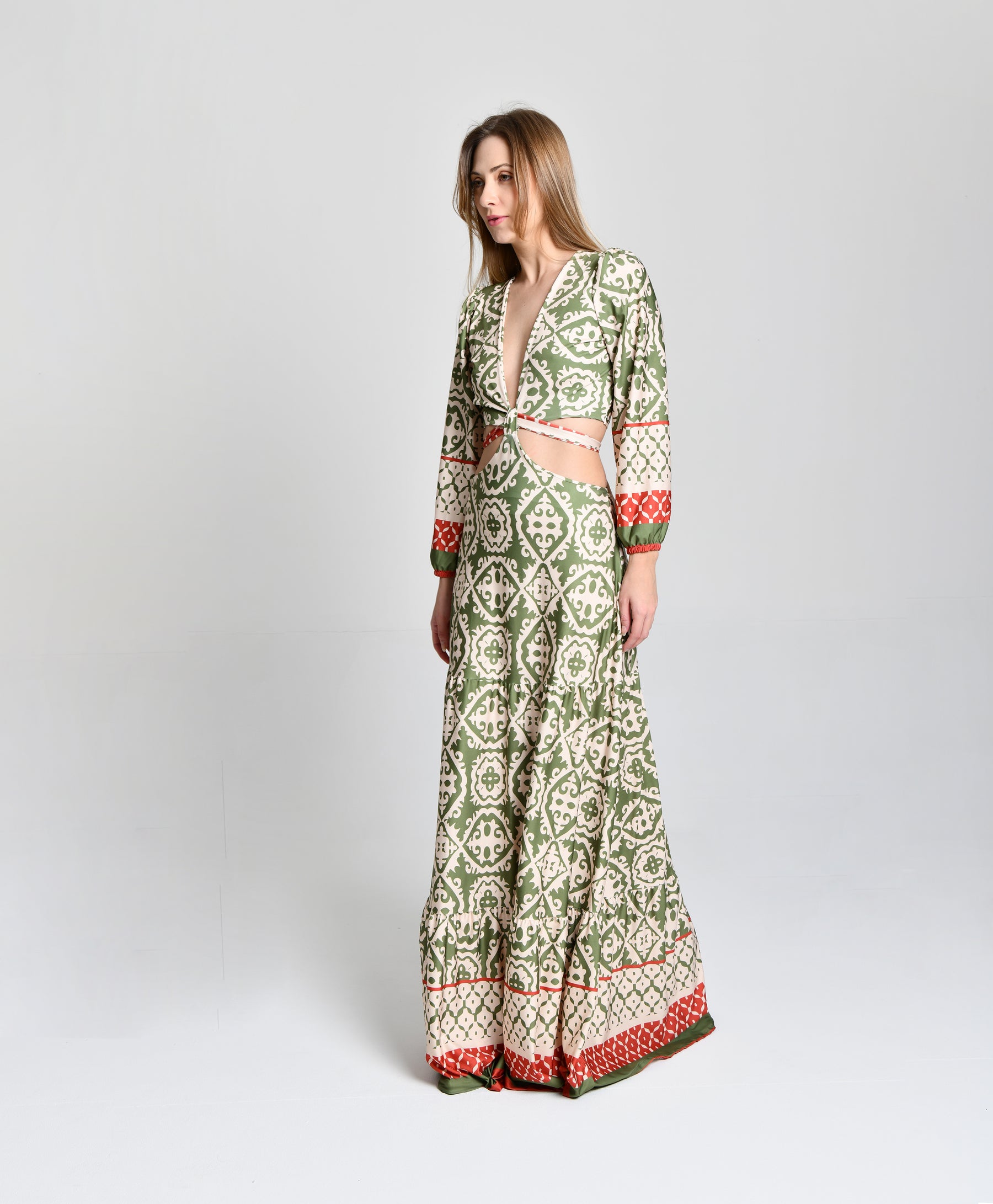 Vestido Multicolor Amazonas Alto Padrão cod 000257