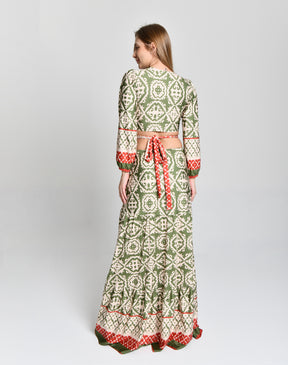 Vestido Multicolor Amazonas Alto Padrão cod 000257