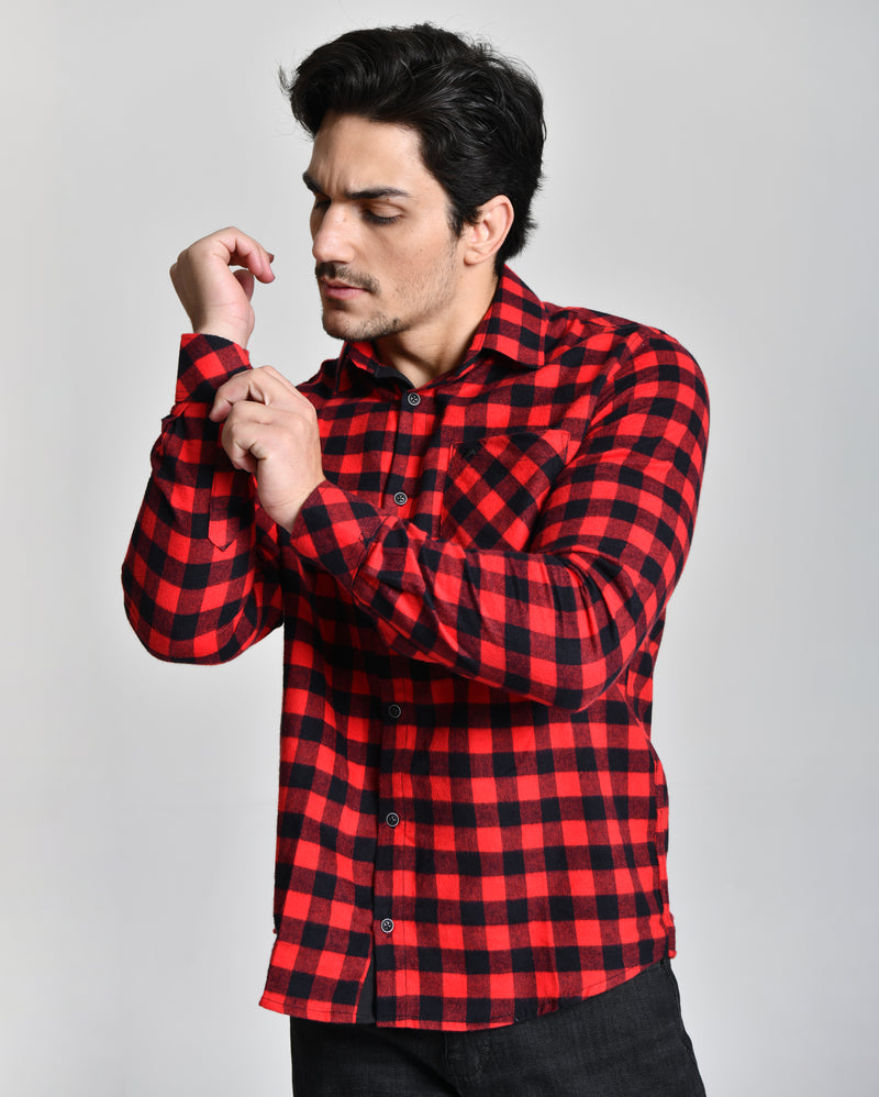 Camisa Xadrez Manga Longa Masc cod 000544