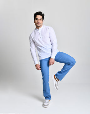 Camisa Gola Padre Manga Longa Branca 23054