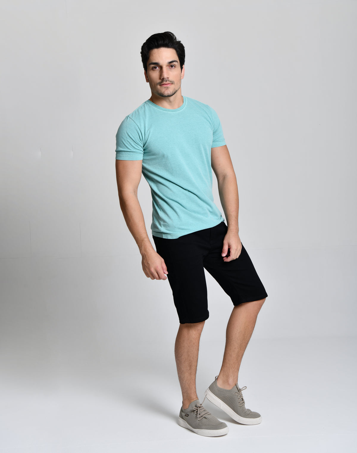Camisa Básica Hill Verde Claro 100% Algodão cod 000523
