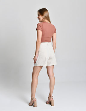 Short Alfaiataria Linho cod 000937