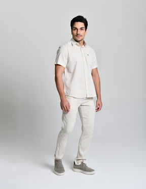 Camisa Social Linho Alto Padrão cod 000542