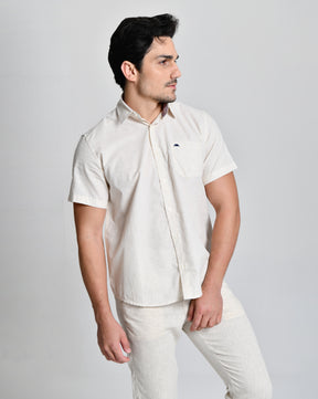 Camisa Social Linho Alto Padrão cod 000542