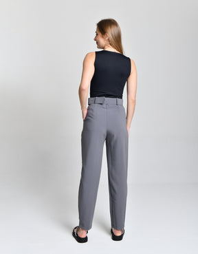 Calça Fem Alfaiataria C/ Cinto Grosso cod 000218