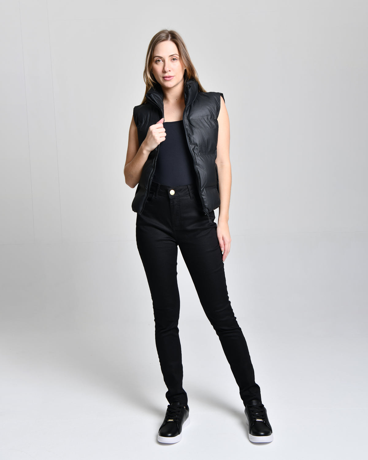 Calça Fem Jeans SKIN preto 5183