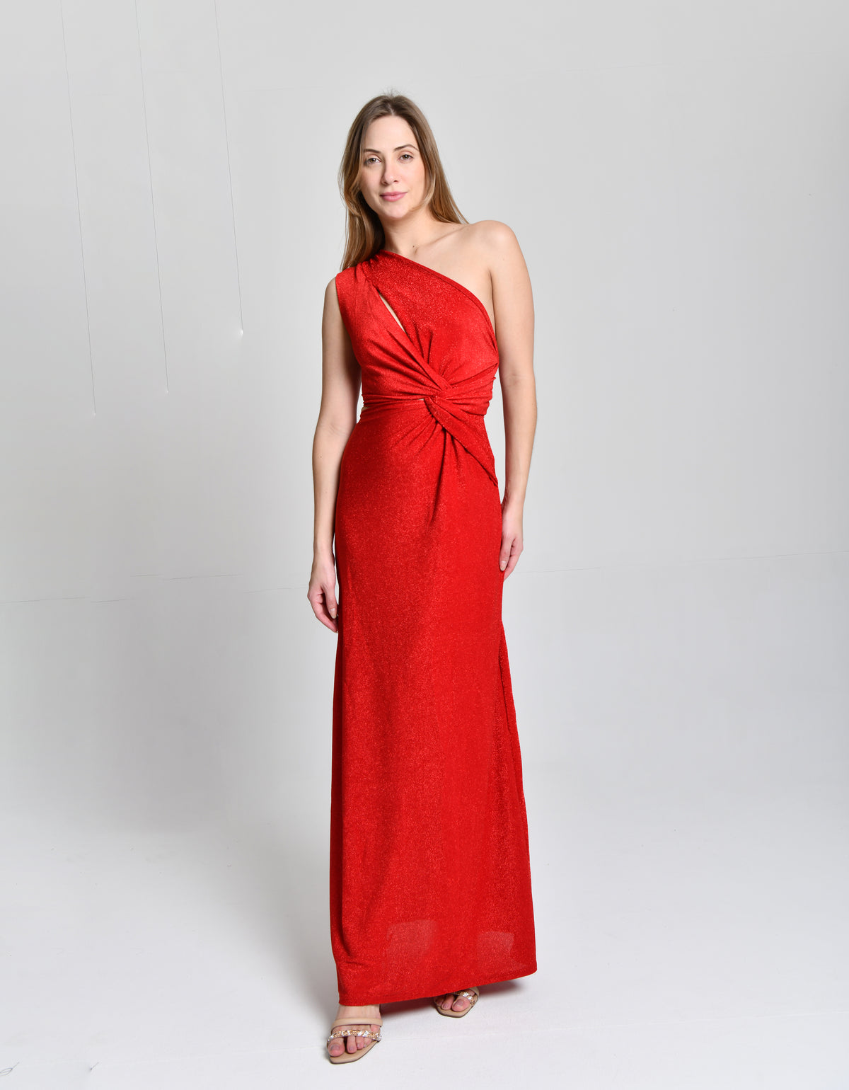 Vestido Vermelho Velvet Dinastia cod 000573