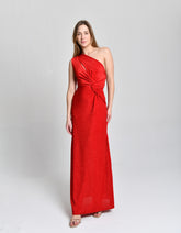 Vestido Vermelho Velvet Dinastia cod 000573