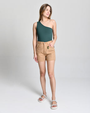 Short Fem Burguês Linha Mom Nude cod 000337