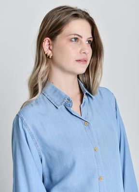 Camisa Jeans Claro