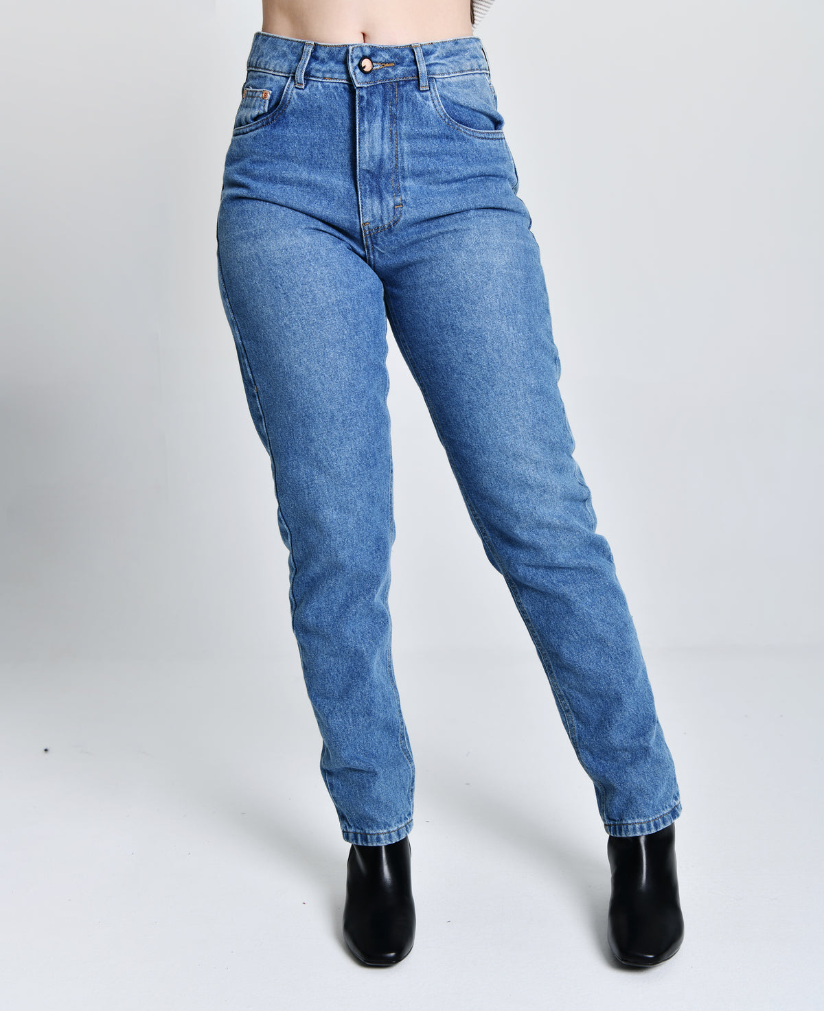 Calça Mom Blue