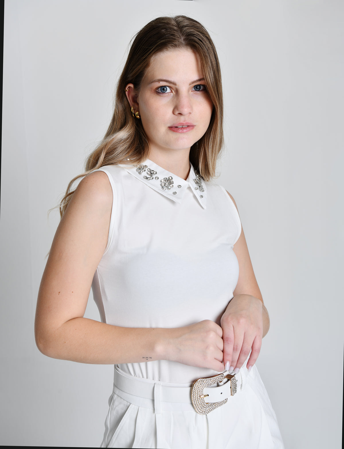 Blusa Gola Pedraria