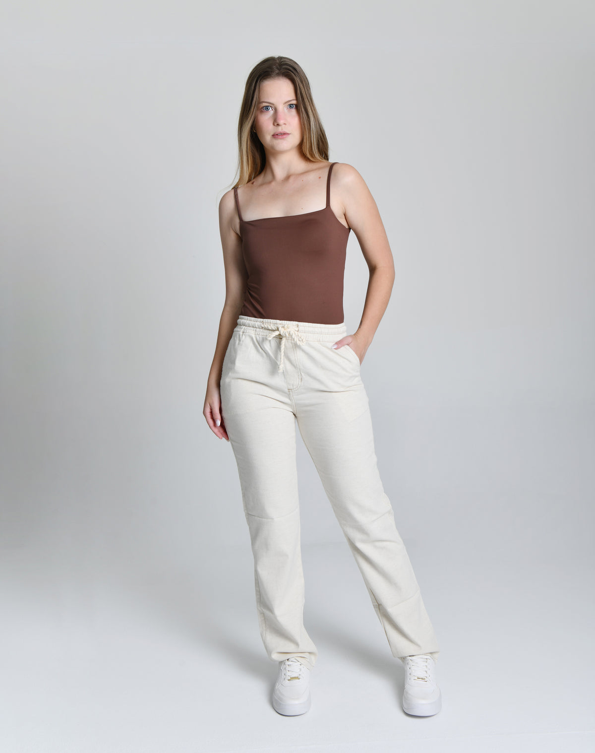 Calça Reta de Linho