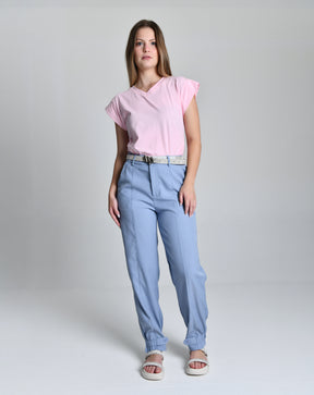 Calça Lycra com Cinto