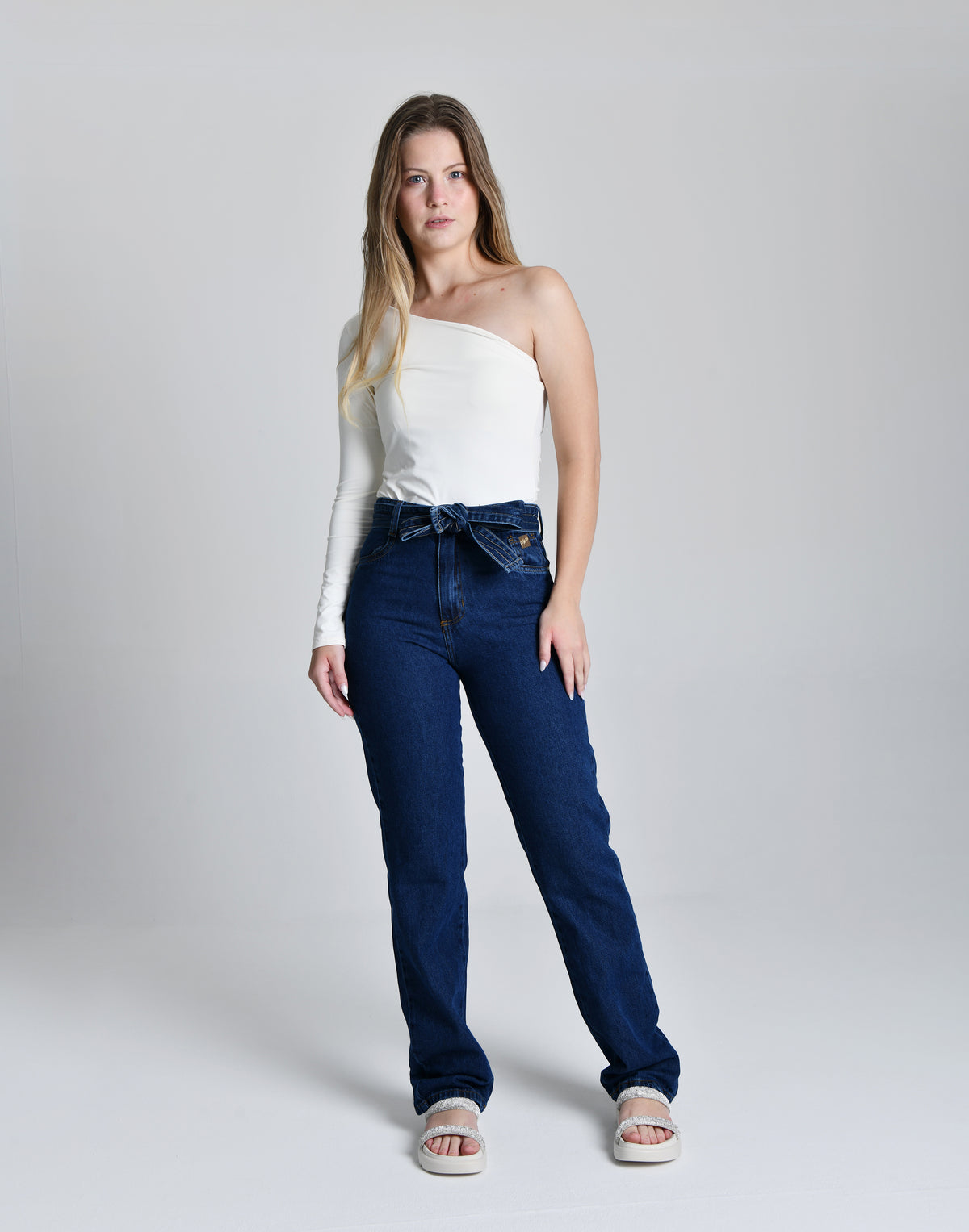 Calça Reta Dark Blue