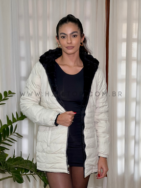 Jaqueta Feminina Parka Dupla Face 6001460